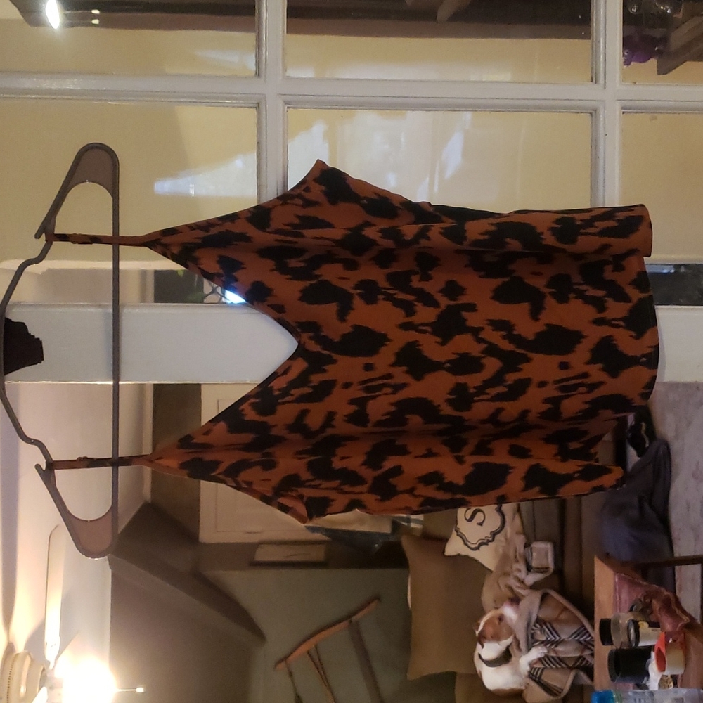 Leopard print tank top